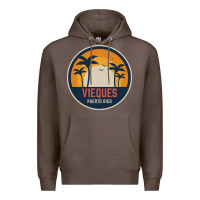 Coffee Vieques Puerto Rico Premium Hoodie - minhPixels