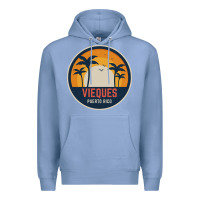 Colony Blue Vieques Puerto Rico Premium Hoodie - minhPixels