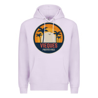 Lilac Vieques Puerto Rico Premium Hoodie - minhPixels