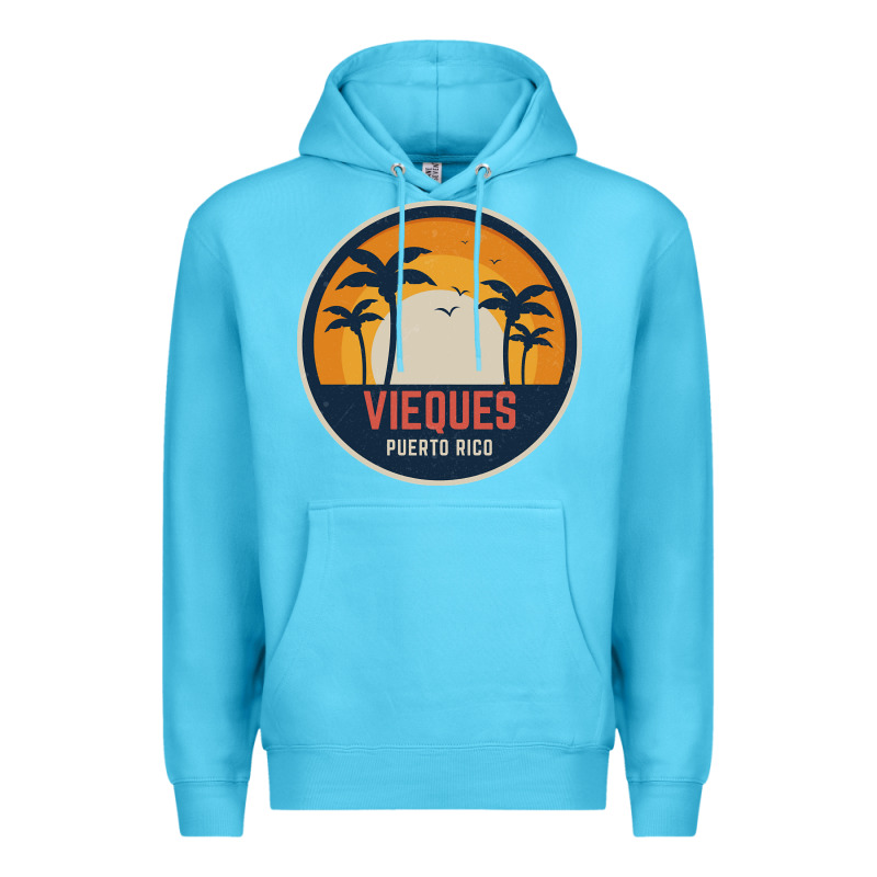 Vieques Puerto Rico Premium Hoodie by minhPixels | Teevron