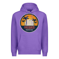 Purple Vieques Puerto Rico Premium Hoodie - minhPixels