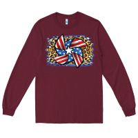 Burgundy 4th of July Pinwheel Long Sleeve Tee - Jasminsmagicworld