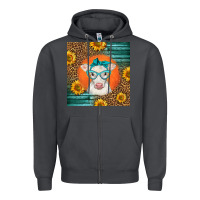 Smoke charolais cow Zipper Hoodie - LillyAllenDesigns
