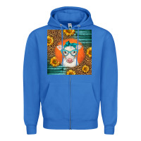 True Royal charolais cow Zipper Hoodie - LillyAllenDesigns