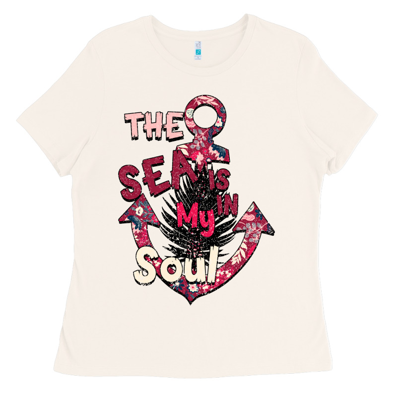 Summer Decor The Sea Is In My Soul Ladies Tee by Bettercallsaul | Teevron