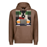 Chestnut afro comb seamless pattern Premium Hoodie - BundleAndBundleShop
