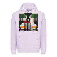 Lilac afro comb seamless pattern Premium Hoodie - BundleAndBundleShop