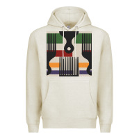 Oatmeal Heather afro comb seamless pattern Premium Hoodie - BundleAndBundleShop