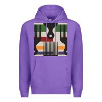Purple afro comb seamless pattern Premium Hoodie - BundleAndBundleShop