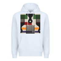 White afro comb seamless pattern Premium Hoodie - BundleAndBundleShop