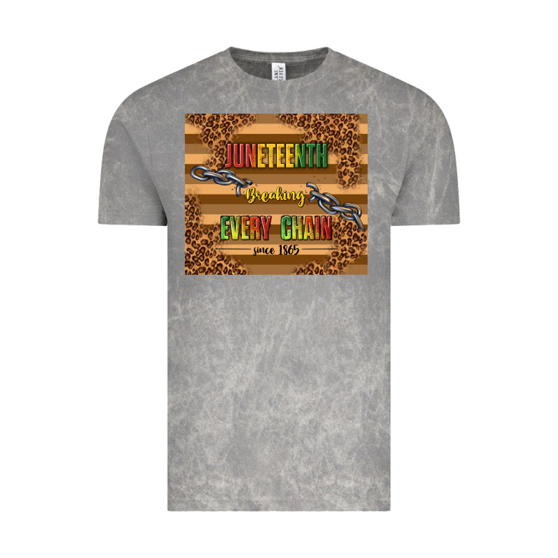 Juneteenth Breaking Every Chain Since 1865 Vintage Tee by TumblerDesignByShophia | Teevron