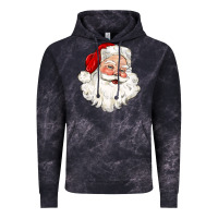 Cloud Black santa claus Vintage Hoodie - CowGirlArtShop