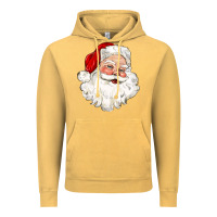 Vintage Mustard santa claus Vintage Hoodie - CowGirlArtShop