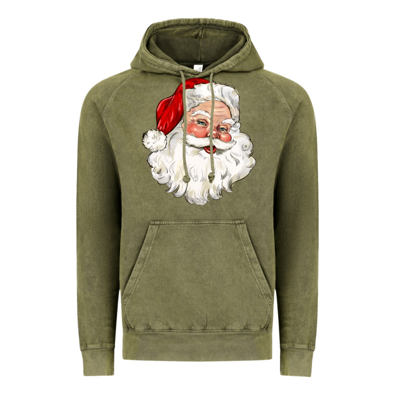 Santa Claus Vintage Hoodie by CowGirlArtShop | Teevron