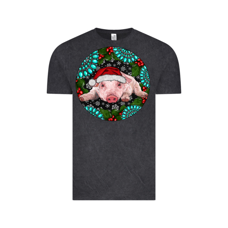Baby Pig Christmas Vintage Tee by RanaPortraitStore | Teevron