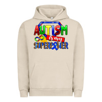 Pigment French Oak autism is my superpower Urban Hoodie - AdoDesignShop