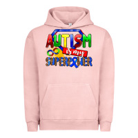 Pigment Salmon autism is my superpower Urban Hoodie - AdoDesignShop