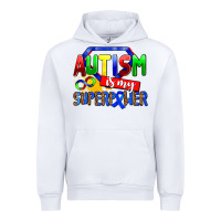 White autism is my superpower Urban Hoodie - AdoDesignShop
