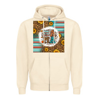 Sandshell western fall mama Zipper Hoodie - LillyAllenDesigns