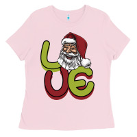 Bubblegum Pink Love Christmas Ladies Tee - Bettercallsaul