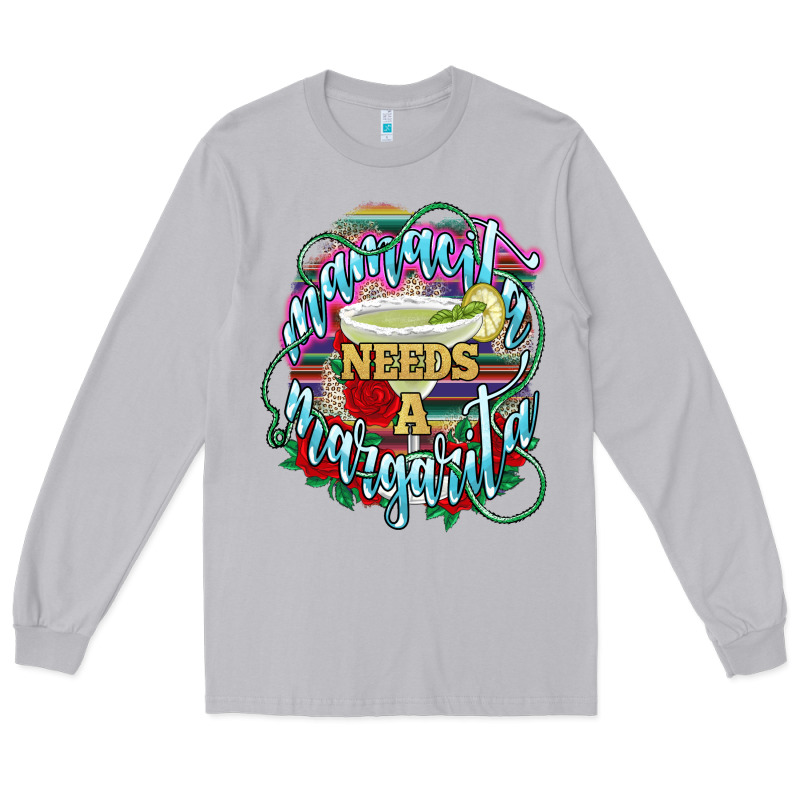 Mamacita Needs A Margarita Mexico Long Sleeve Tee by HowdyJamesFarm | Teevron