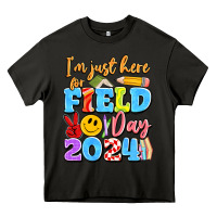 Asphalt im just here for field day 2024 Heavy Core Tee - Artiststas