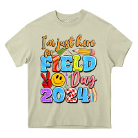 Mossy im just here for field day 2024 Heavy Core Tee - Artiststas