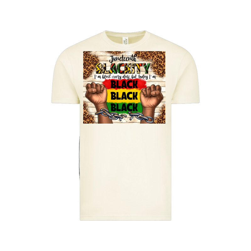 Juneteenth Blackity Black Black Black Vintage Tee by TumblerDesignByShophia | Teevron