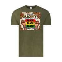 Vintage Olive juneteenth blackity black black black Vintage Tee - TumblerDesignByShophia