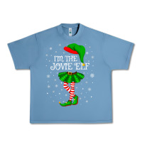 Pebble Blue matching family group i'm the jovie elf christmas t shirt Urban Heavy Tee - minhPixels