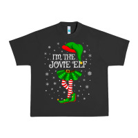 Pigment Black matching family group i'm the jovie elf christmas t shirt Urban Heavy Tee - minhPixels