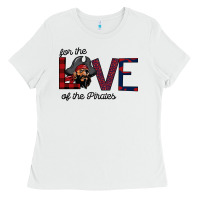 White For The Love Of The Pirates Ladies Tee - Bettercallsaul