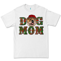 White Christmas English Bulldog Mom Premium Tee - RanaPortraitStore
