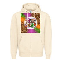 Sandshell halloween cow mama Zipper Hoodie - LillyAllenDesigns