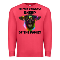 Cardinal i'm the rainbow sheep of the family suffolk sheep Premium Sweatshirt - Artiststas