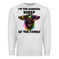 Oatmeal Heather i'm the rainbow sheep of the family suffolk sheep Premium Sweatshirt - Artiststas