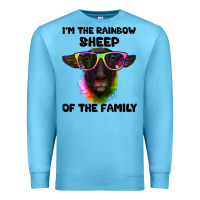 Ocean Blue i'm the rainbow sheep of the family suffolk sheep Premium Sweatshirt - Artiststas