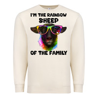 I'm The Rainbow Sheep Of The Family Suffolk Sheep Premium Sweatshirt | Teevron