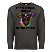 Smoke i'm the rainbow sheep of the family suffolk sheep Premium Sweatshirt - Artiststas