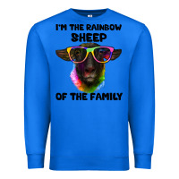 True Royal i'm the rainbow sheep of the family suffolk sheep Premium Sweatshirt - Artiststas