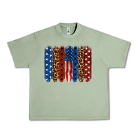 Oil Green back to blue brushstroke Urban Heavy Tee - CowGirlArtShop