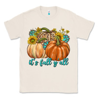 Natural It's Fall Y'all Classic Tee - texasbilliewilder