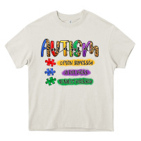 Cream autism mama Heavy Core Tee - Artiststas