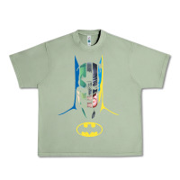 Oil Green B.At.Man 80 Years Many Faces Urban Heavy Tee - minhPixels
