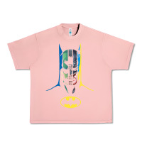 Salmon B.At.Man 80 Years Many Faces Urban Heavy Tee - minhPixels