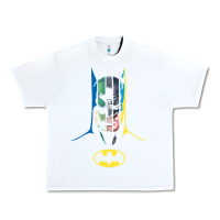 White B.At.Man 80 Years Many Faces Urban Heavy Tee - minhPixels