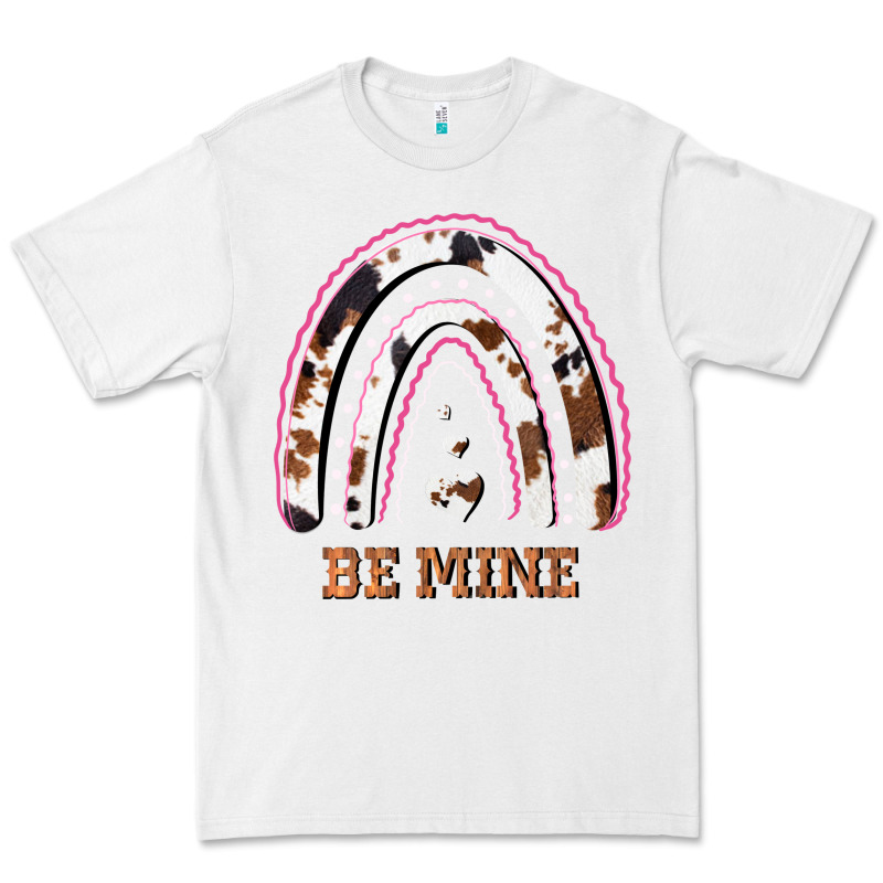 Valentines Day Rainbow, Valentines Day Rainbow Cowhide, Premium Tee by Bettercallsaul | Teevron