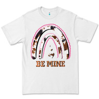 White Valentines Day Rainbow, Valentines Day Rainbow Cowhide, Premium Tee - Bettercallsaul