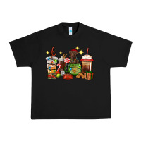 Black Christmas coffee cups with Labrador Urban Heavy Tee - RanaPortraitStore