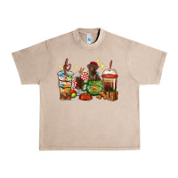 French Oak Christmas coffee cups with Labrador Urban Heavy Tee - RanaPortraitStore